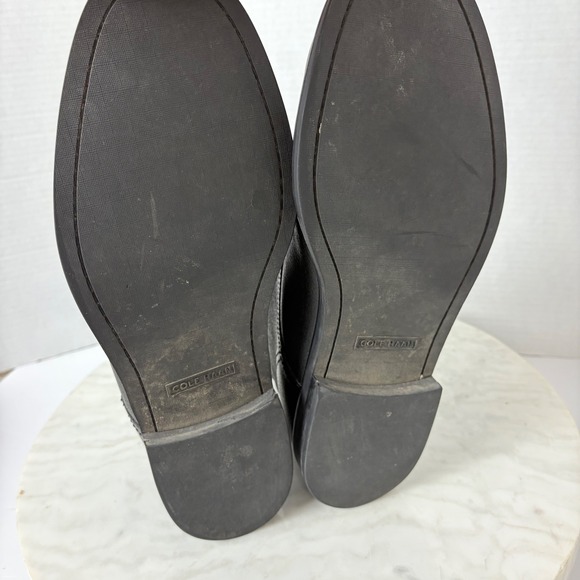 Cole Haan Men\'s Ankle Chukka Boots Black Leather Lace Up‎ Dress Shoes Size 11.5M main image 4